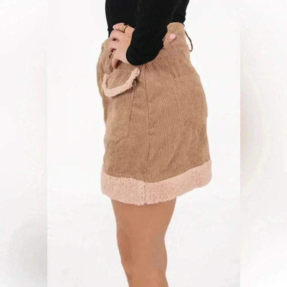 NWT Impeccable Pig Day+Moon City Streets Skirt - Tan - Size Small - Picture 3 of 10